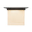 Kuzco Mineral 11" Black Flush Mount, Urban Bronze/Alabaster