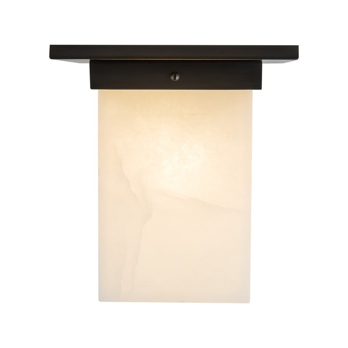 Kuzco Mineral 8" Blk Flush Mount, Urban Brz/Alabaster - FM356808UBAR