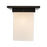 Kuzco Mineral 8" Blk Flush Mount, Urban Brz/Matte Opal Glass - FM356808UBOP