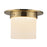 Kuzco Mineral 5.5" Brass Flush Mount, Patina Brass/Alab - FM360085PTBAR