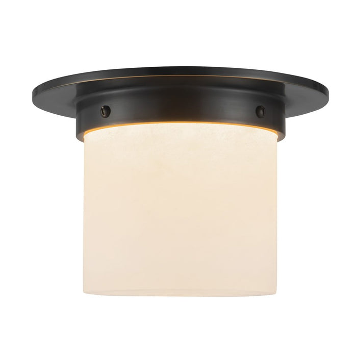 Kuzco Mineral 8-inch Black Flush Mount, Urban Brz/Alabaster - FM360085UBAR