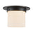 Kuzco Mineral 8-inch Black Flush, Urban Brz/Matte Opal Glass - FM360085UBOP