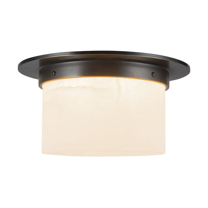 Kuzco Mineral 11-inch Black Flush Mount, Urban Brz/Alabaster - FM360115UBAR