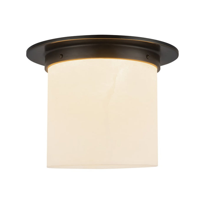 Kuzco Mineral 11" Black Flush Mount, Urban Brz/Alabaster - FM360118UBAR