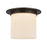 Kuzco Mineral 11" Black Flush Mount, Urban Brz/Matte Opal Glass - FM360118UBOP