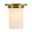 Kuzco Mineral 8" Brass Flush Mount, Patina Brass/Alab - FM360808PTBAR