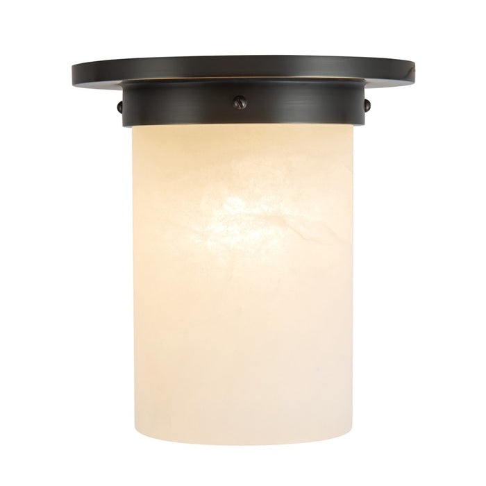 Kuzco Mineral 8" Black Flush Mount, Urban Brz/Alabaster - FM360808UBAR