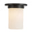 Kuzco Mineral 8" Black Flush Mount, Urban Brz/Matte Opal Glass - FM360808UBOP