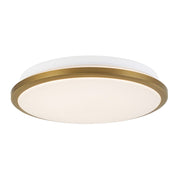 Kuzco Brook 11" Gold Dim LED Flush Mount, Brushed Gold - FM43311-BG