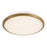 Kuzco Brook 11" Gold Dimmable LED Flush Mount, Brushed Gold