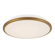 Kuzco Brook 13" Gold Dim LED Flush Mount, Brushed Gold - FM43313-BG-5CCT