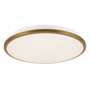 Kuzco Brook 15" Gold Dim LED Flush Mount, Brushed Gold - FM43315-BG-5CCT