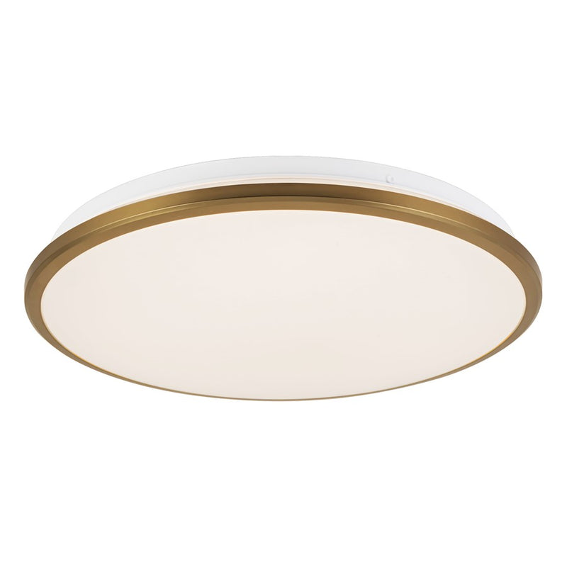 Kuzco Brook 15" Gold Dim LED Flush Mount, Brushed Gold - FM43315-BG-5CCT