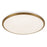 Kuzco Brook 15" Gold Dimmable LED Flush Mount, Brushed Gold