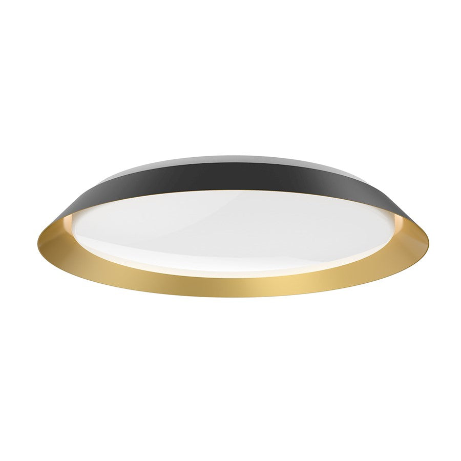 Kuzco Jasper 23" Flush Mount, Black/Gold - FM43423-BK-GD-5CCT