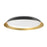 Kuzco Jasper 23" Flush Mount, Black/Gold