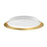 Kuzco Jasper 23" LED Flush Mount, White/Gold - FM43423-WH-GD-5CCT
