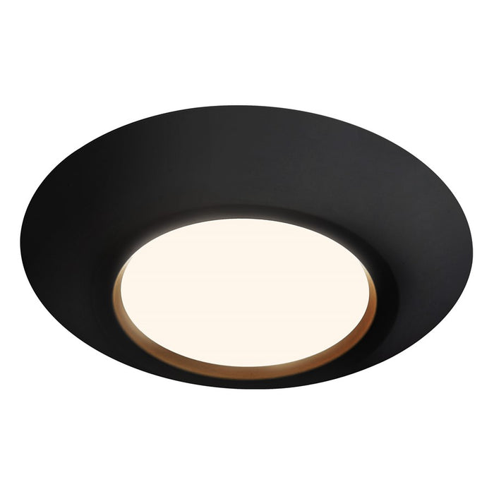 Kuzco Weylo 5" Black Dimmable LED Flush Mount, Black