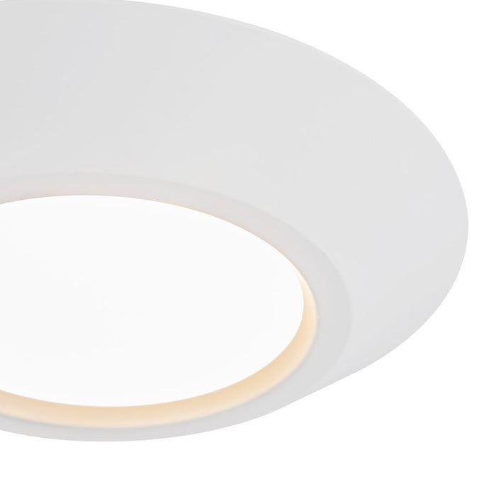 Kuzco Weylo 5" Wht Dimmable LED Flush Mount, White