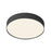 Kuzco Rynn 5" Black Dimmable LED Flush Mount, Black