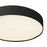 Kuzco Rynn 5" Black Dimmable LED Flush Mount, Black