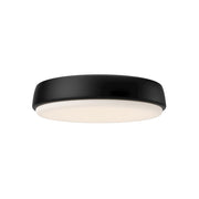 Kuzco Laval 11in LED Flush Mount | Matte Black and Frosted Acrylic | Bedroom & Hallway Ceiling Light | 2040lm 5CCT Selectable | Model FM503611MB-5CCT