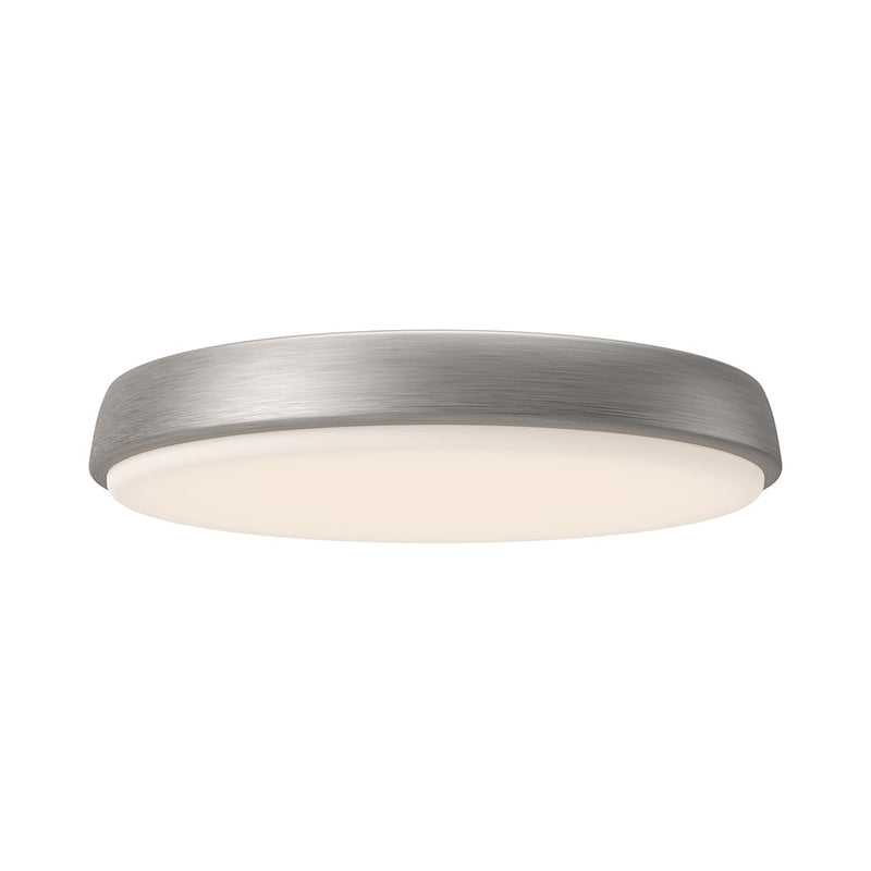 Kuzco Laval 15in 1-Light LED Flush Mount | Modern Brushed Nickel and Frosted Acrylic | Bedroom & Living Room Ceiling Light | Model FM503715BN