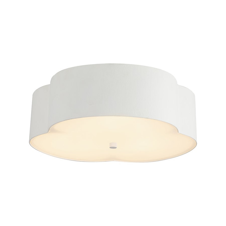 Kuzco Adella 14" Socket Flush Mount, Antique White - FM566314AW