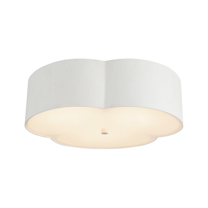 Kuzco Adella 14" Socket Flush Mount, Antique White