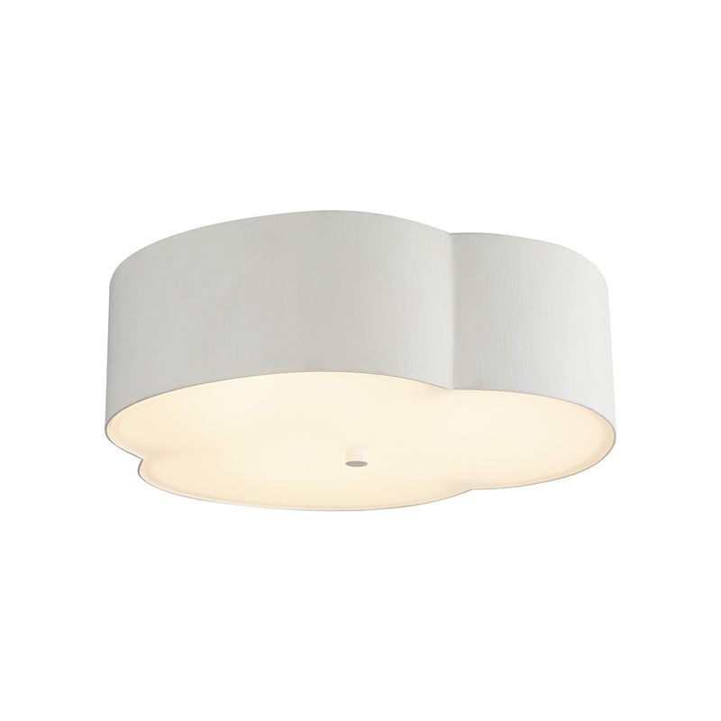 Kuzco Adella 14" Socket Flush Mount, Antique White