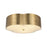 Kuzco Adella 14" Socket Flush Mount, Brushed Gold