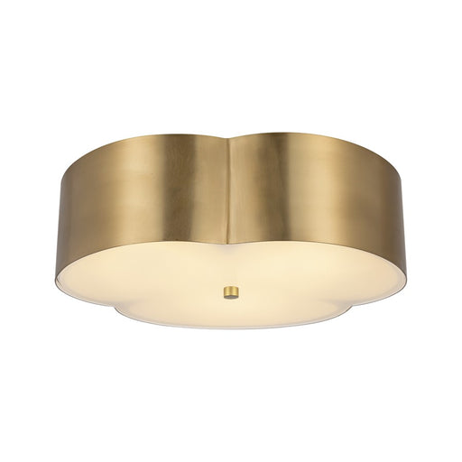 Kuzco Adella 14" Socket Flush Mount, Brushed Gold