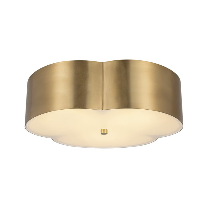 Kuzco Adella 14" Socket Flush Mount, Brushed Gold