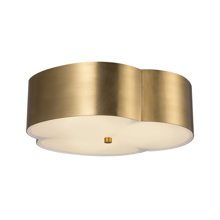 Kuzco Adella 14" Socket Flush Mount, Brushed Gold