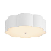 Kuzco Blossom 14" Socket Flush Mount, Antique White - FM603314AW