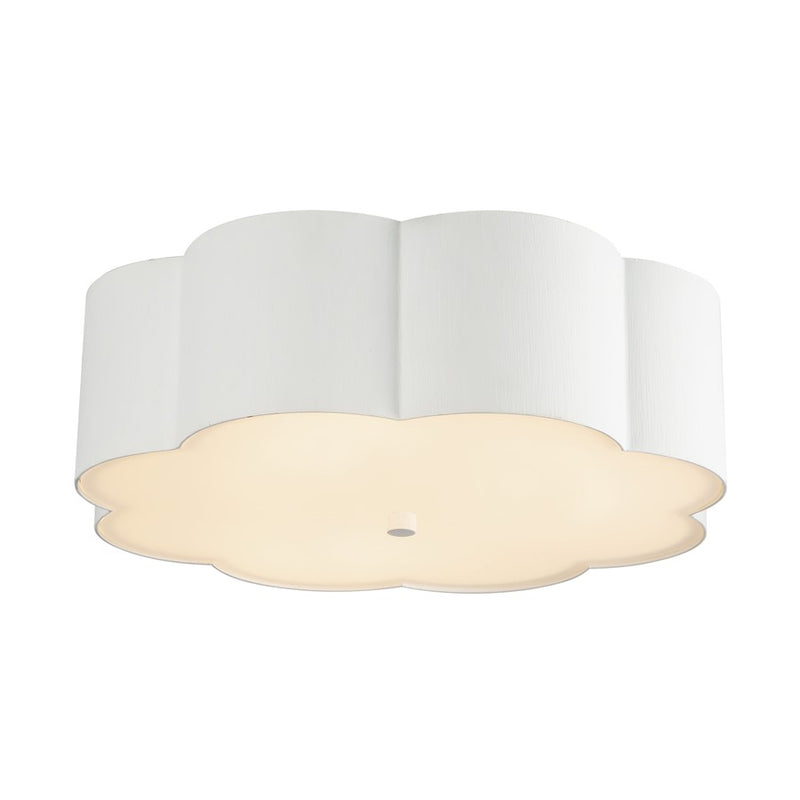 Kuzco Blossom 14" Socket Flush Mount, Antique White