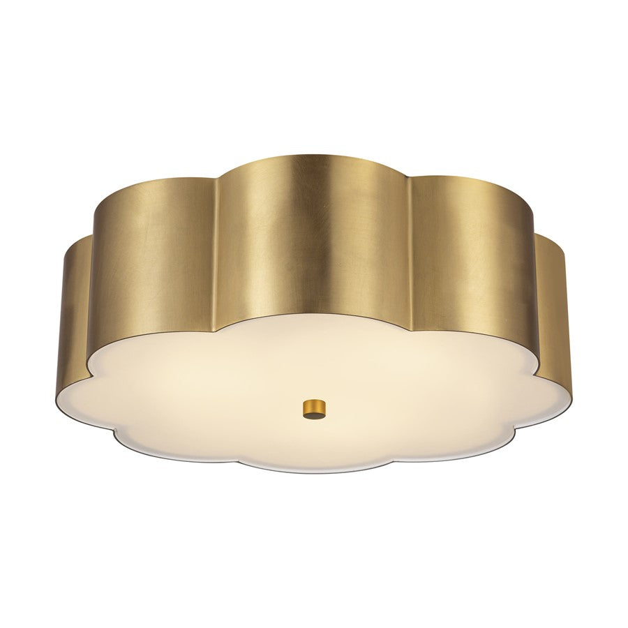 Kuzco Blossom 14" Socket Flush Mount, Brushed Gold - FM603314BG