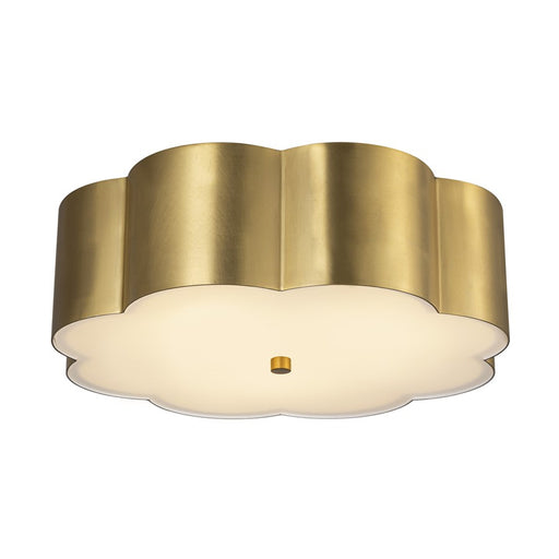 Kuzco Blossom 14" Socket Flush Mount, Brushed Gold