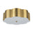 Kuzco Blossom 14" Socket Flush Mount, Brushed Gold