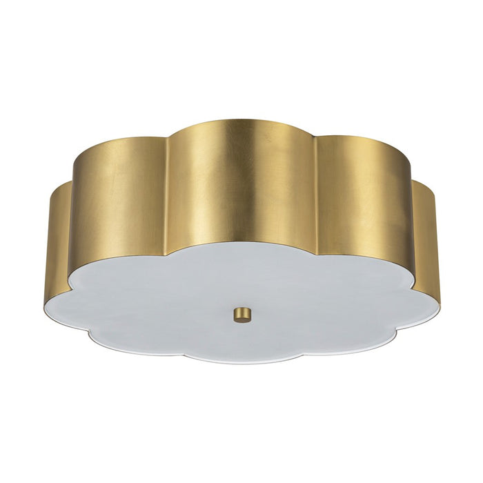 Kuzco Blossom 14" Socket Flush Mount, Brushed Gold