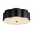 Kuzco Blossom 14" Socket Flush Mount, Matte Black - FM603314MB