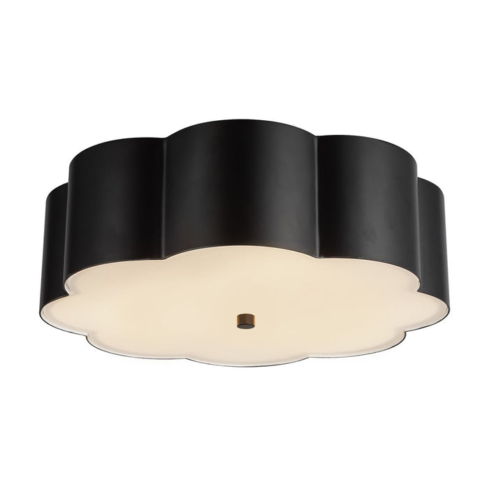 Kuzco Blossom 14" Socket Flush Mount, Matte Black - FM603314MB