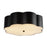 Kuzco Blossom 14" Socket Flush Mount, Matte Black