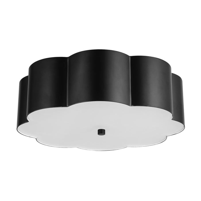 Kuzco Blossom 14" Socket Flush Mount, Matte Black