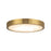 Kuzco Evelyn 7" Gold Dim LED Flush Mt, Brushed Gold/Alabaster - FM653007BGAR
