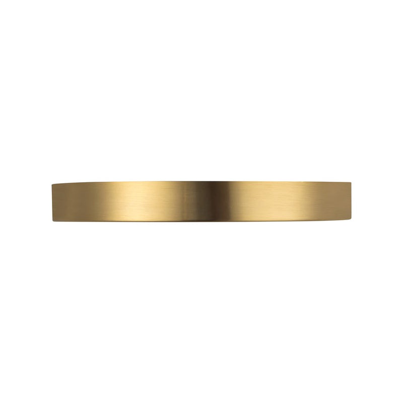 Kuzco Evelyn 7" Gold Dimmable LED Flush Mount, Brushed Gold/Alabaster