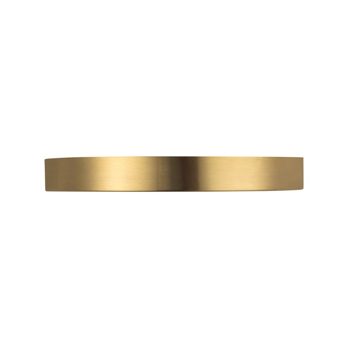Kuzco Evelyn 7" Gold Dimmable LED Flush Mount, Brushed Gold/Alabaster