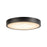Kuzco Evelyn 7" Blk Dim LED Flush Mount, Matte Black/Alabaster - FM653007MBAR