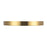 Kuzco Evelyn 9" Gold Dimmable LED Flush Mount, Brushed Gold/Alabaster