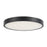 Kuzco Evelyn 9" Black Dimmable LED Flush Mount, Matte Black/Alabaster